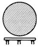 MBM-Tischaufsatz mit Federspange für Stativring 75 mm Durchmesser