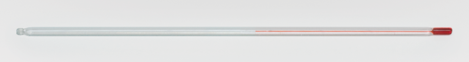 Thermometer ungraduiert, mit Öse, -10 +110 °C, mit roter Anzeigenfüllung