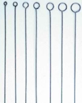 Impfösen ( Abstrichösen ) Ösendurchmesser 4,0 mm, Länge 70 mm, aus Nickel-Chrom 80/20 %