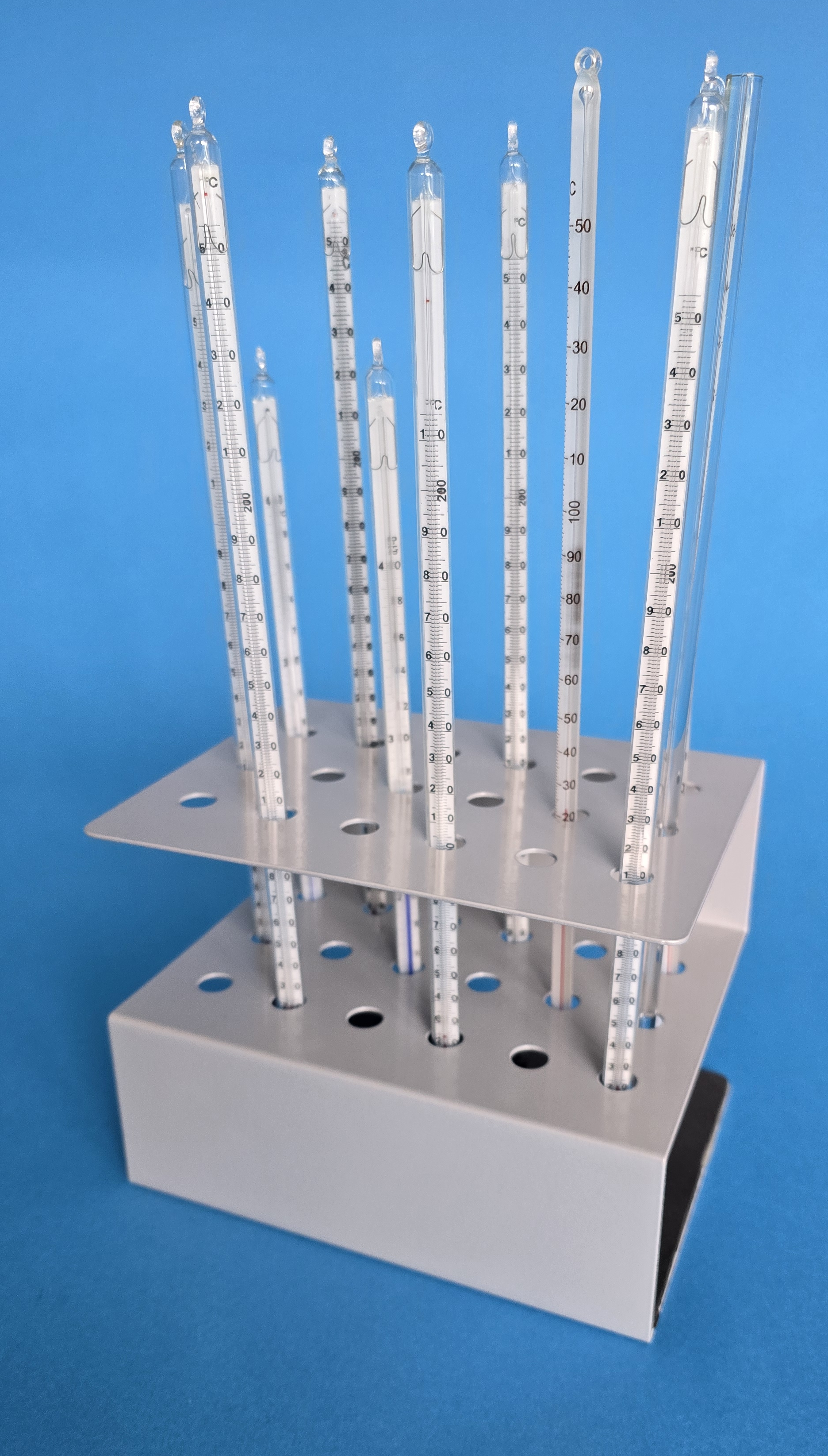 Thermometerständer für 18 Thermometer