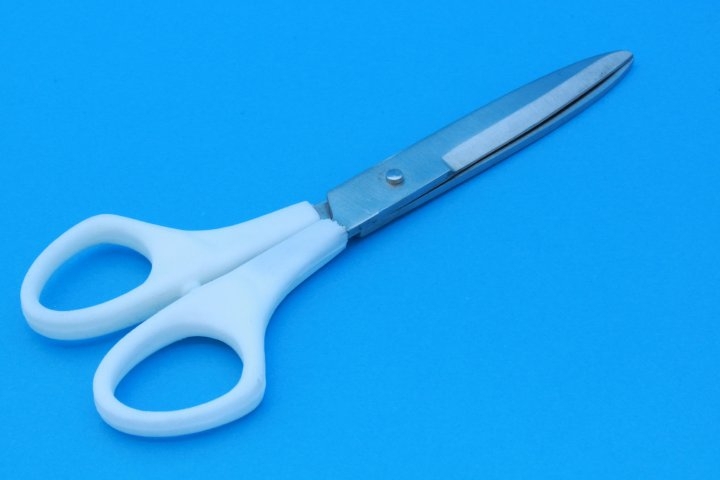 Präzisionsschere, 150 mm lang, mit Plastikgriff