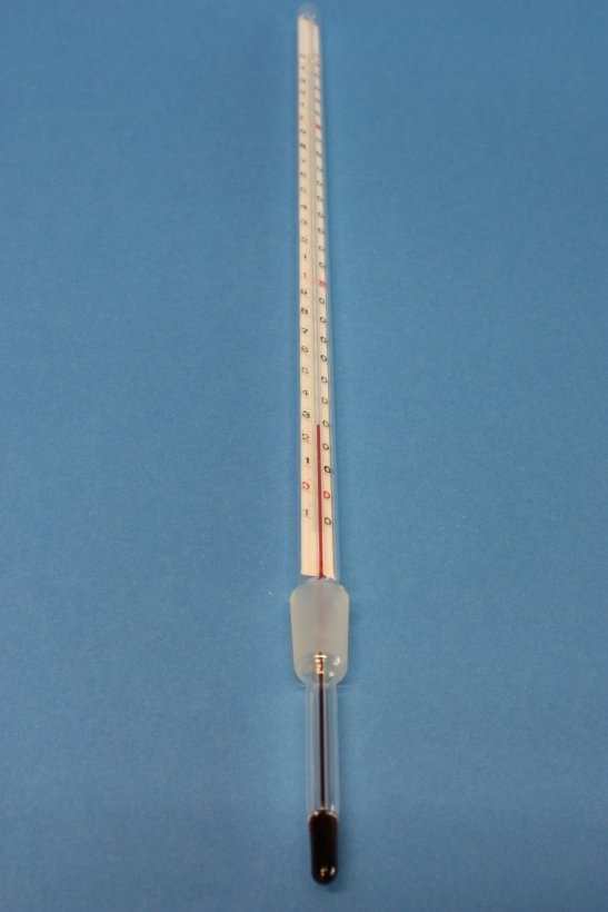 Normschliffthermometer, Kern NS 14/23, Messbereich: -10 ...+250°C