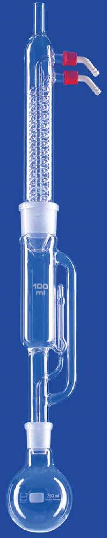 Extraktionsapparat nach Soxhlet, Extraktionsinhalt 100 ml, NS 29/32
