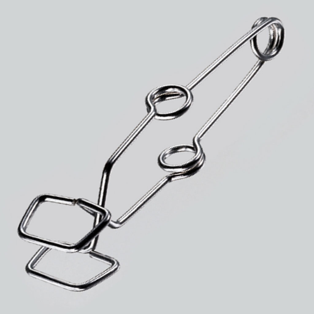 Reagenzglashalter aus Metall, für Rohre bis 35 mm Durchmesser