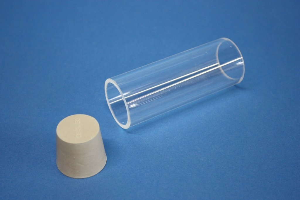 Experimentierrohr aus Acryl, 100 mm