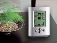 Digitaler Funk-Regenmesser mit Außentemperaturanzeige