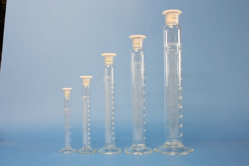 Mischzylinder, 2000 ml Inhalt, Unterteilung: 20 ml, Klasse A