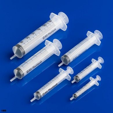 Kunststoffspritzen ( Einmal-Spritze ), 20 ml Inhalt, Luer, 3-Teilig aus Polyproylen