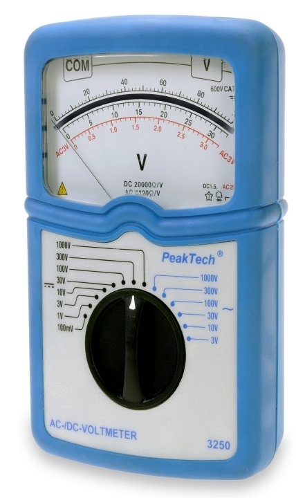 Test-Instrument für Lehrzwecke, AC/DC-Voltmeter 3250