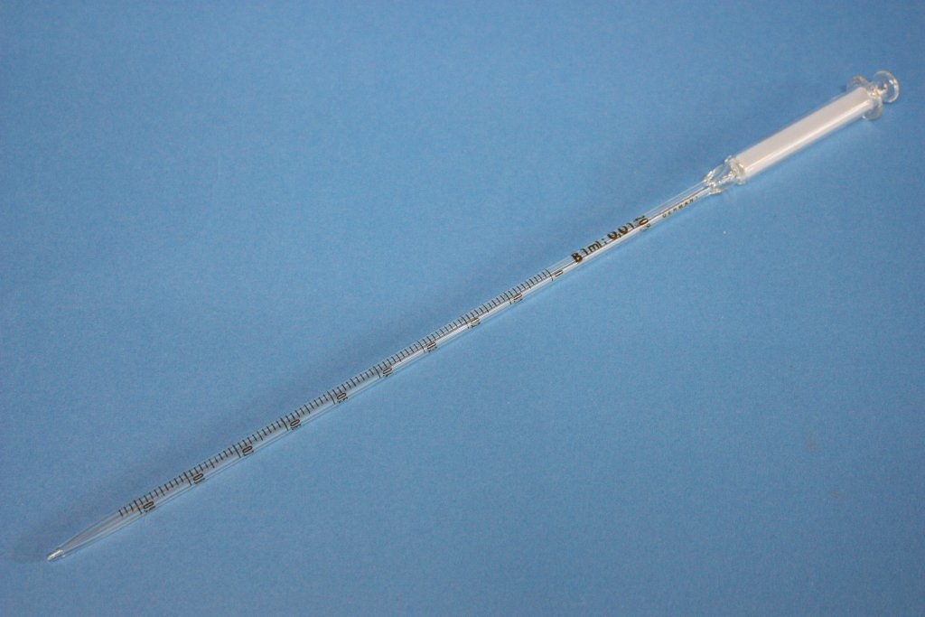 Saugkolben Messpipette, Klasse B, Inhalt: 2 ml (Sicherheits-Pipette)