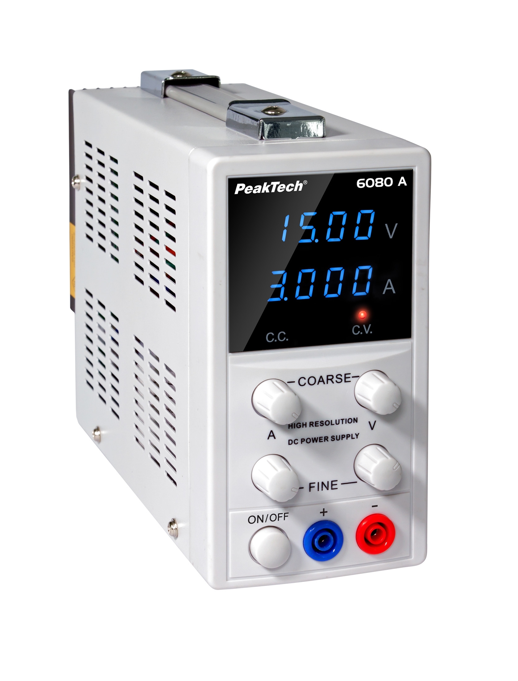 DC-Netzgerät hochauflösendes Digital Labornetzgerät P 6080 A, 0 - 15 V/0 - 3 A DC, RISU Konform