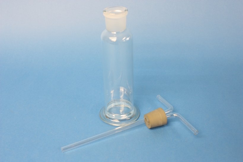 Gaswaschflasche, 250 ml, aus Aufbauteilen
