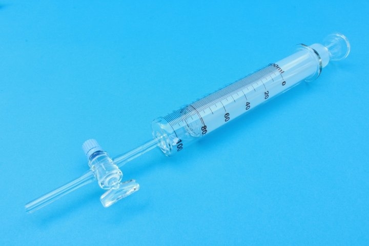 Kolbenprober mit Kapillarhahn, 100 ml