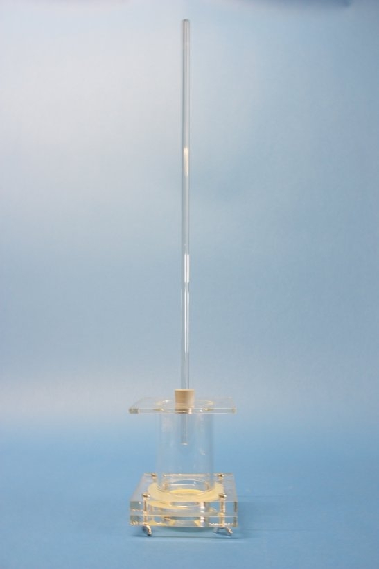 Einkammerosmometer aus Plexiglas®, zur Demonstration des osmotischen Druckes