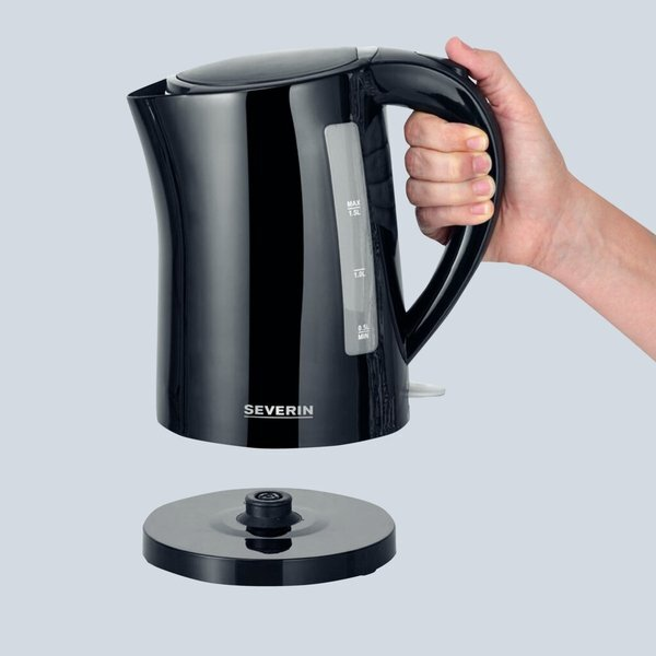 Wasserkocher 1,5 Liter, 2200 Watt, Wasserkocher abnehmbar.