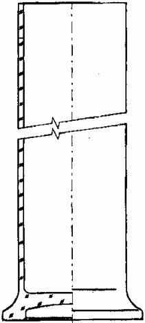 Standzylinder für Glockengasometer