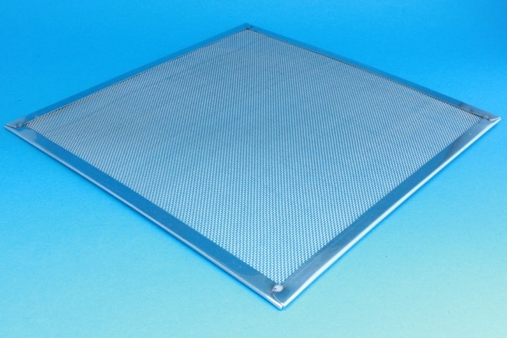 Drahtnetz-V2A, unbelegt, 200 x 200 mm mit Rahmen