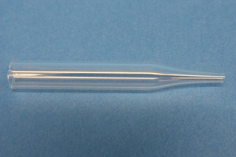 Tropfpipette mit Spitze, 60 mm aus Borosilikatglas 3.3