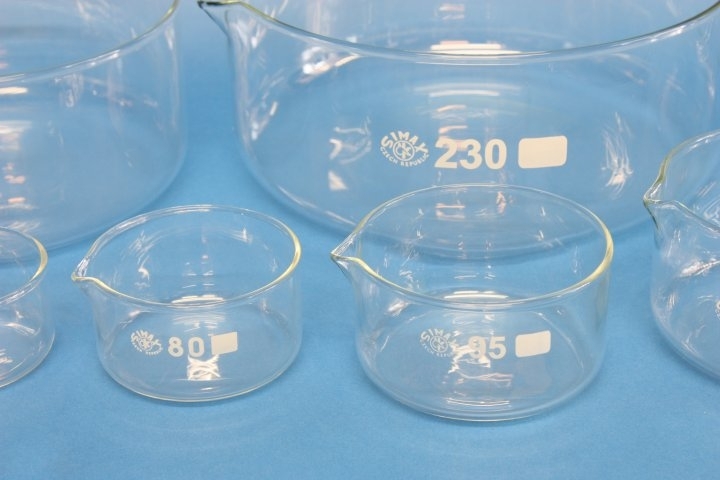 Kristallisierschalen aus Glas, Boro. 3.3, 500 ml, mit Ausguss, nach DIN 12 338