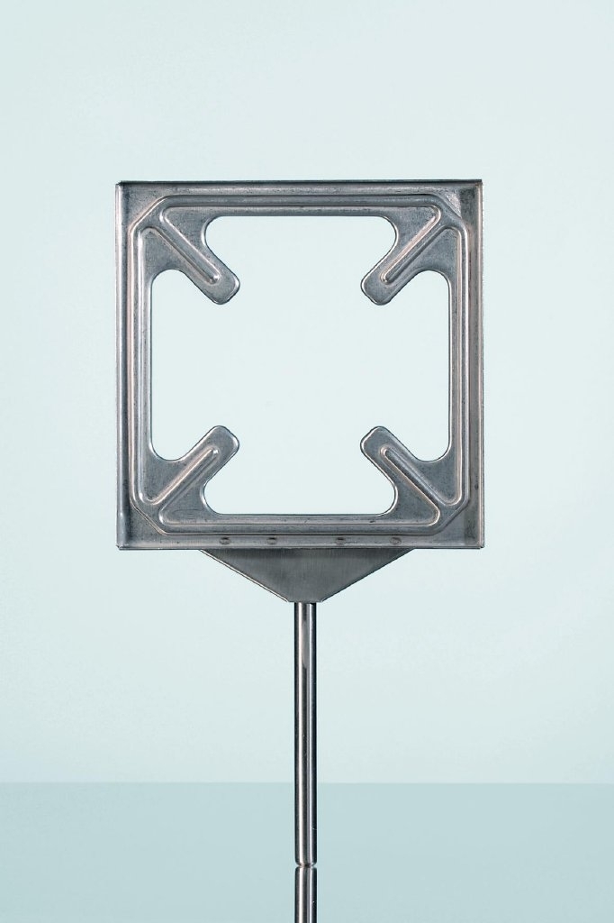 Stativ-Plattenhalter, 135 x 135 mm, für Glaskerami