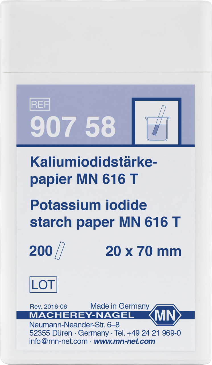 Kaliumiodidstärkepapier 616 T (Dose à 200 Streifen 20 x 70 mm)