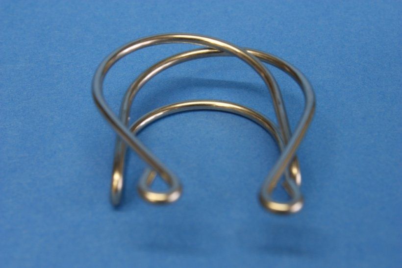 Schliffklemme, Edelstahl 18/8, NS 45/40