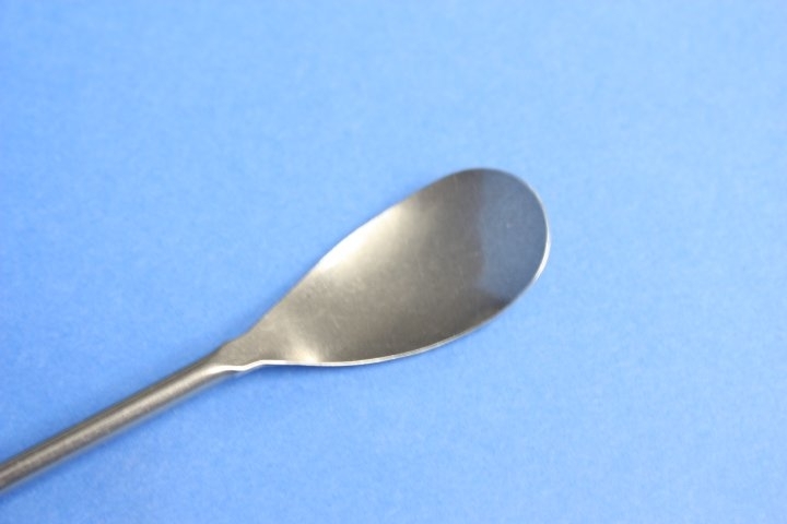 Löffelspatel, 150 mm lang, flacher Löffel, Löffelbreite 17 mm