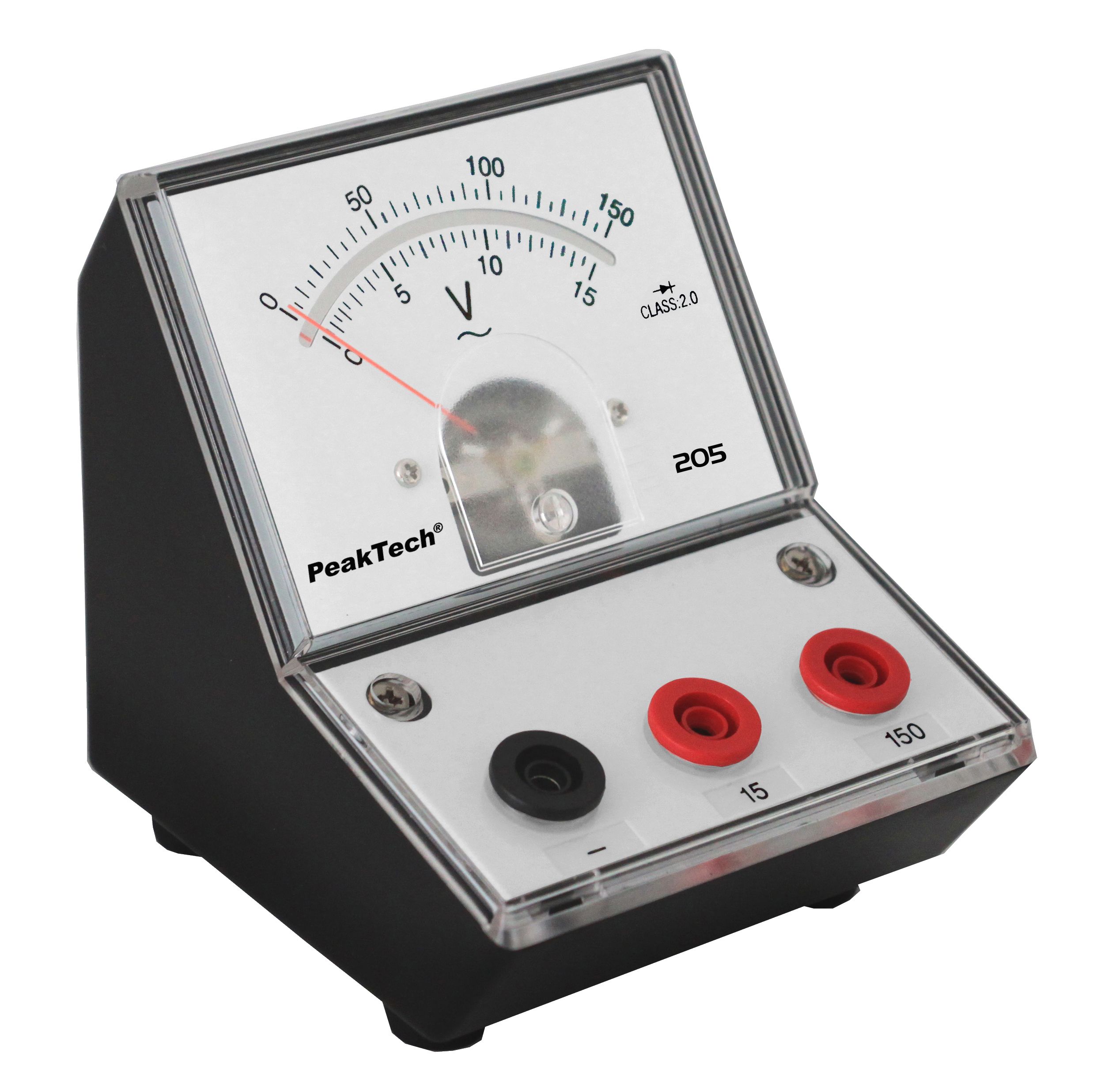 Messgerät für Lehrzwecke 0-15/150 V AC, «PeakTech® P 205-11»