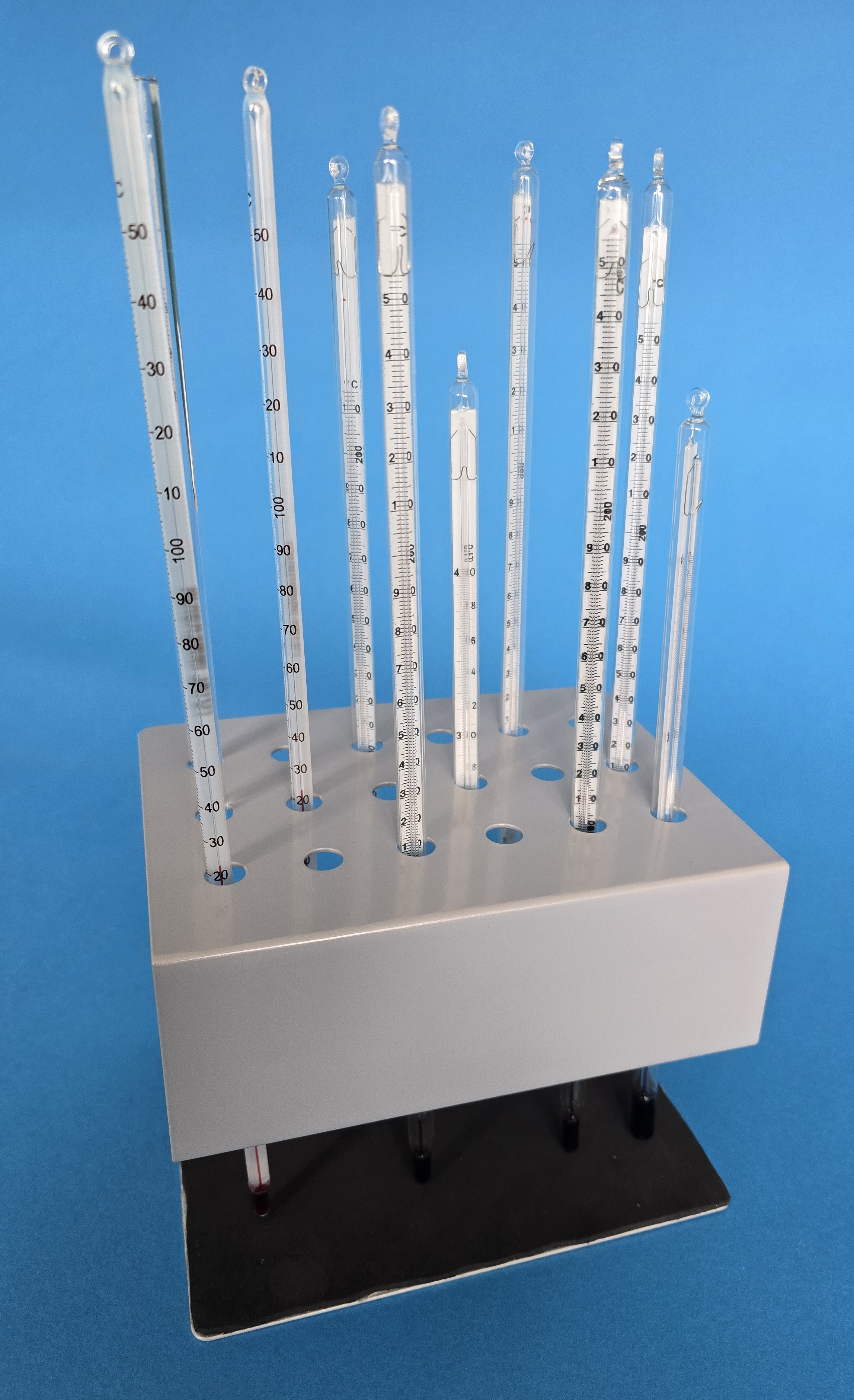 Thermometerständer für 18 Thermometer