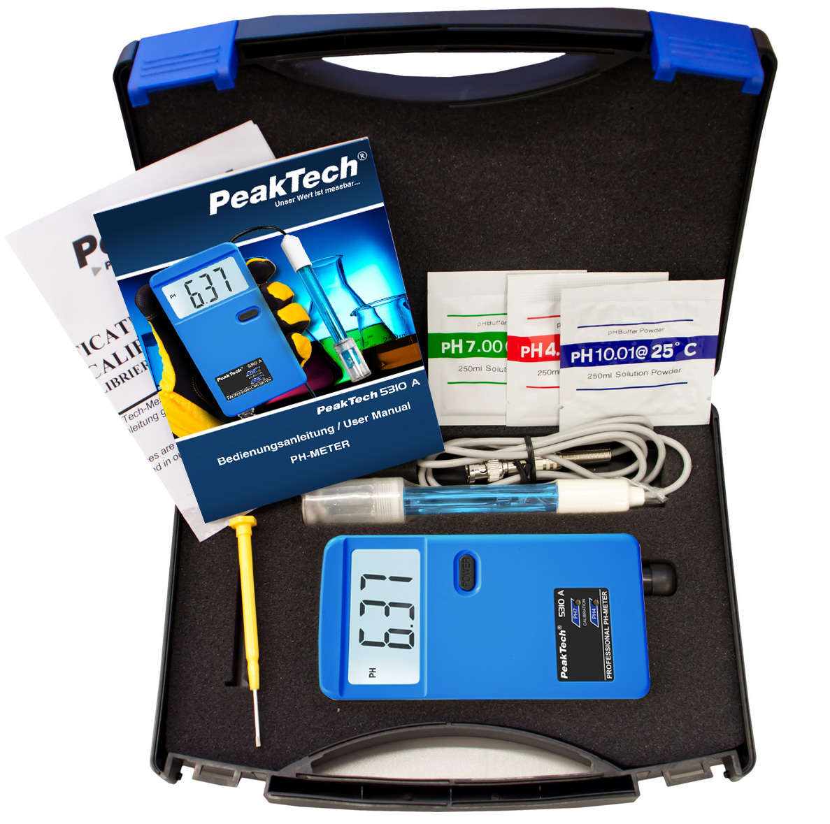 PH-Tester mit Kabelsonde, «PeakTech® P 5310 A»