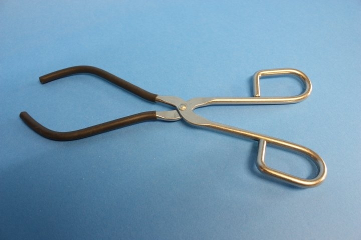 Becherglaszange, Extrastabil, Edelstahl 18/8, 250 mm lang