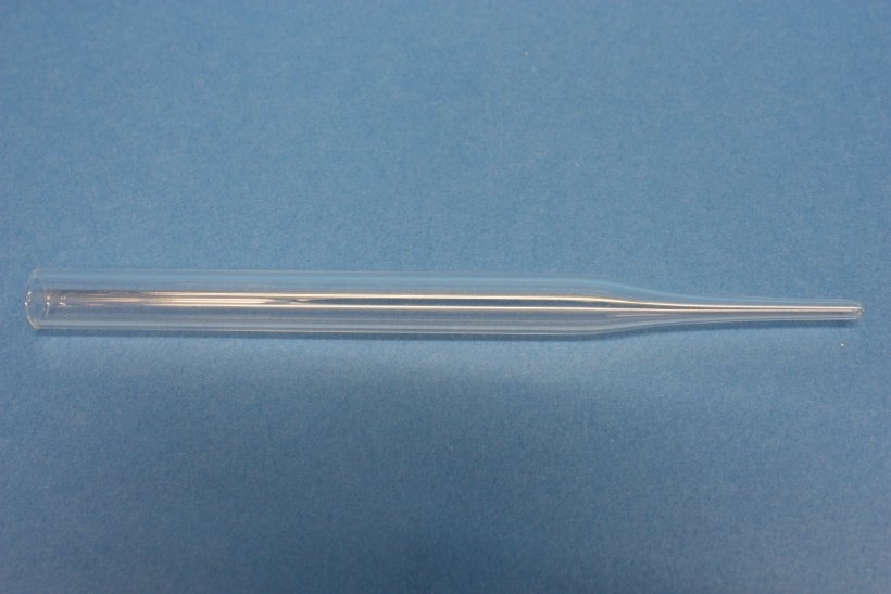 Tropfpipette mit Spitze, 100 mm aus Borosilikatglas 3.3