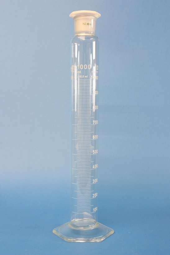 Mischzylinder, 2000 ml Inhalt, Unterteilung: 20 ml, Klasse A