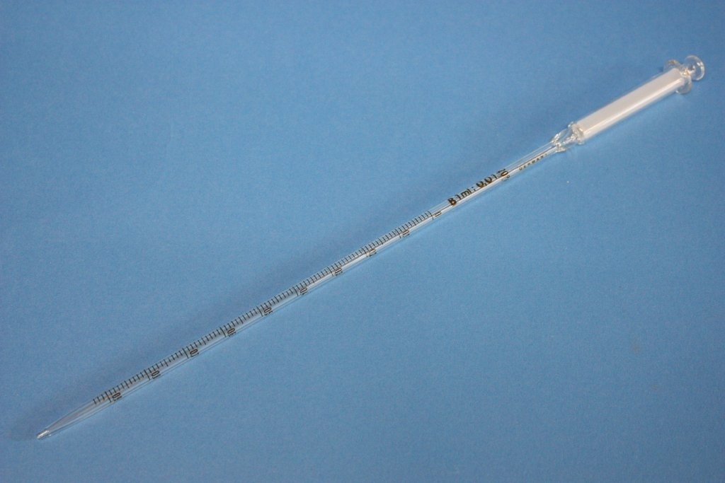Saugkolben Messpipette, Klasse B, Inhalt: 2 ml (Sicherheits-Pipette)