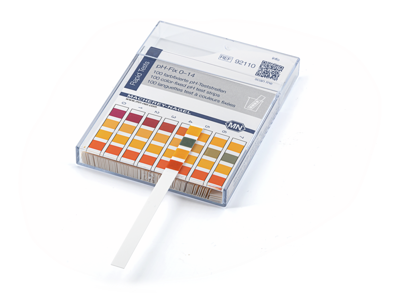 pH-Fix Indikatorstäbchen (0 - 14) - nicht blutend, Packung à 100 Stäbchen