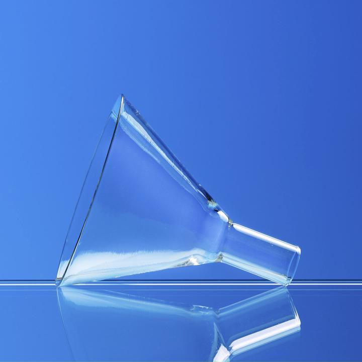 Pulvertrichter, Durchmesser 125 mm, aus Borosilikatglas 3.3