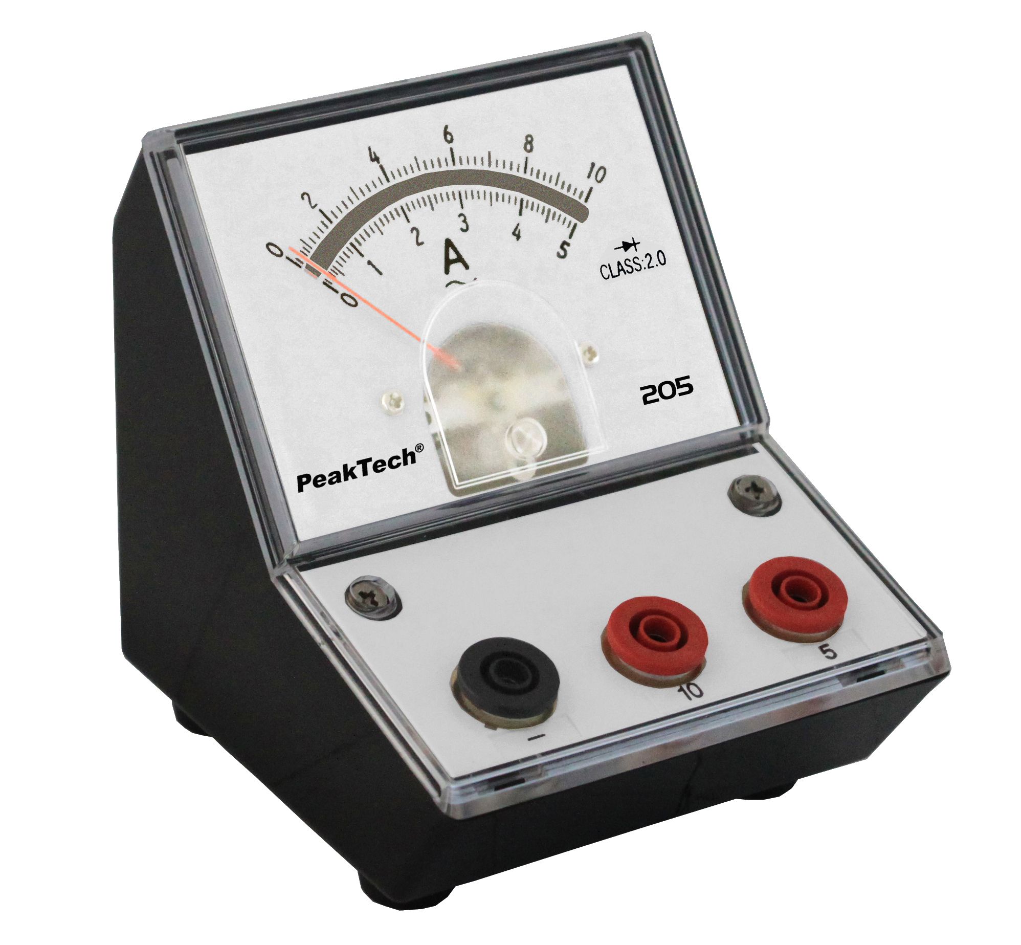 Messgerät für Lehrzwecke 0-5/ 10 A AC, «PeakTech® P 205-10»
