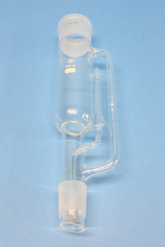 Extraktionsaufsatz nach Soxhlet, 100 ml, Hülse: NS 45/40, Kern: NS 29/32
