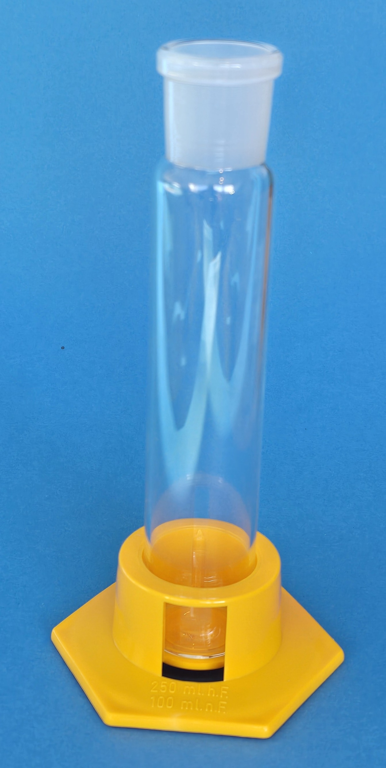 Gaswaschflaschen-Unterteil mit Sechskant-Polyfuß, 100 ml, NS 29/32