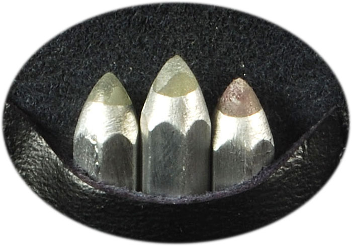 Härteskala, Taschen-Version Härtegrade 5; 6; 6,5; 7; 8; 9;. Taschenhärteskala (5 - 9).
