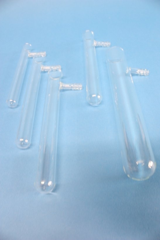 Reagenzglas mit seitlichem Ansatz, 180 x 18 mm