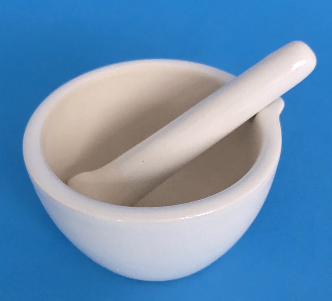 Mörser-Set, 150ml, Pistill 30 mm Kopf, B-Ware