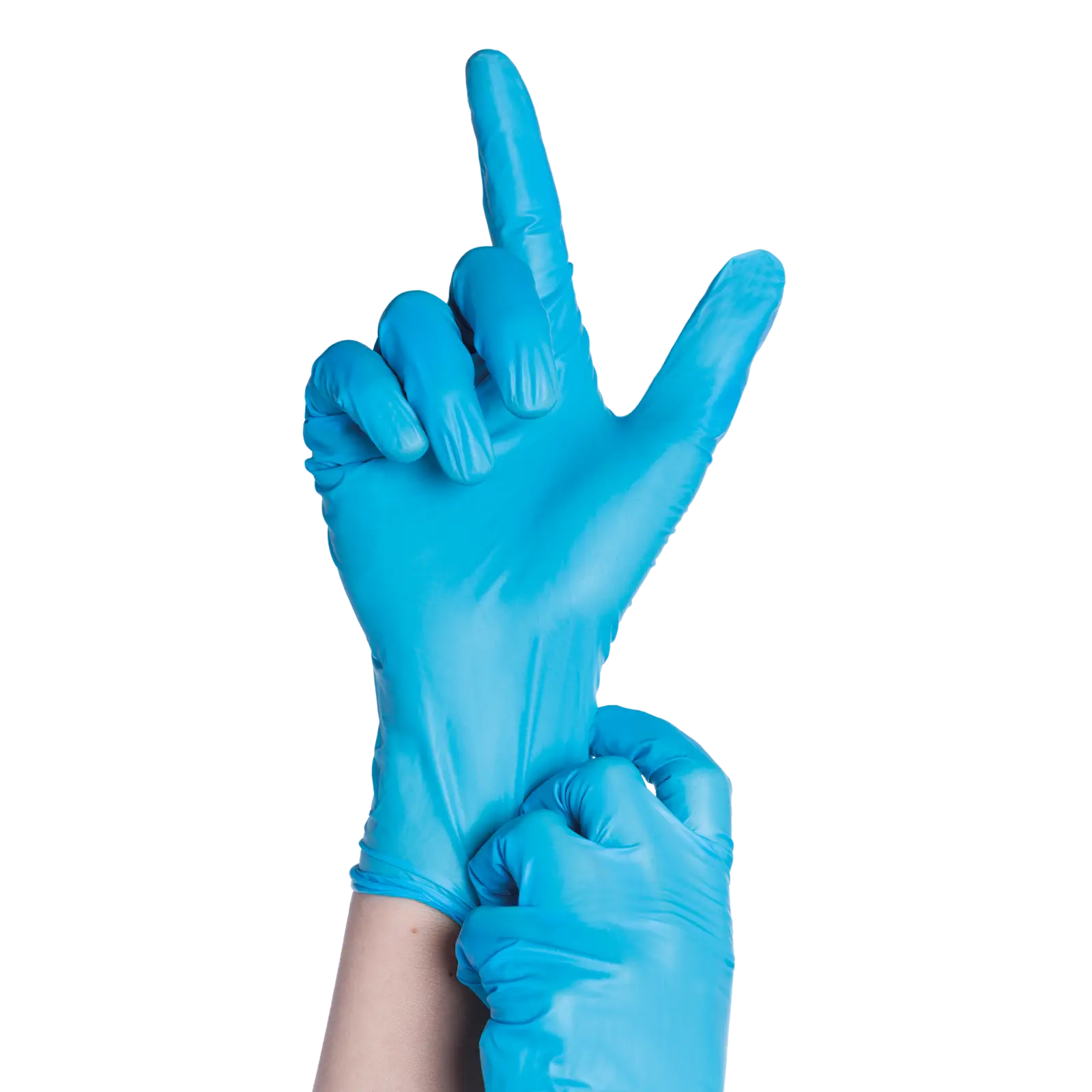 Nitril Einmalhandschuhe, puderfrei, Latex frei, L