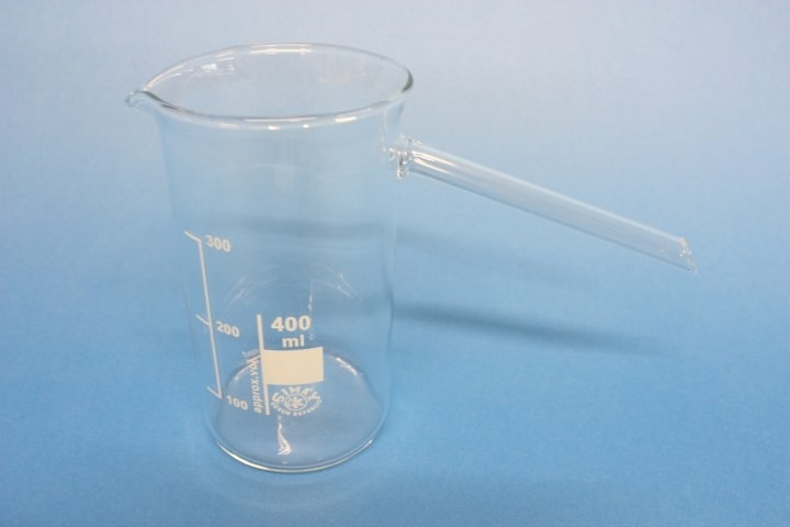 Überlaufgefäß, 400 ml, aus Borosilikatglas 3.3