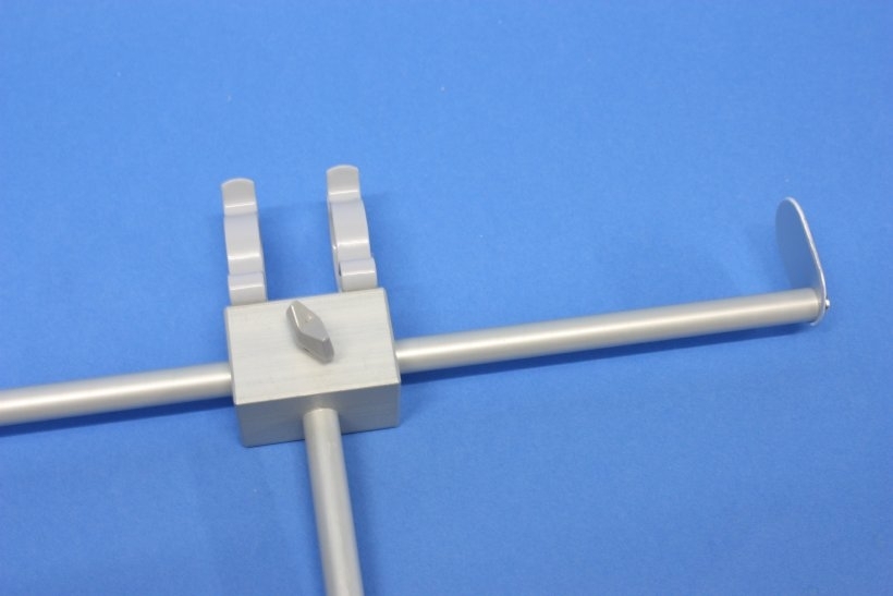 MBM-Kolbenproberhalter 50/100 aus eloxiertem Leichtmetall