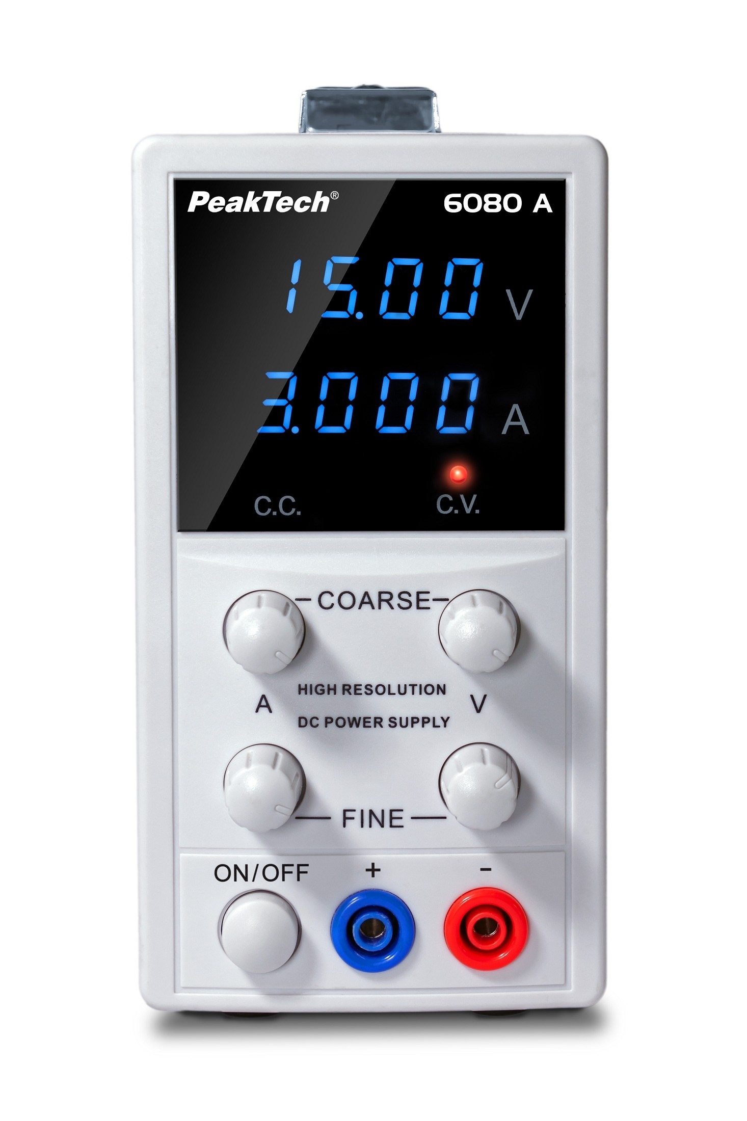 DC-Netzgerät hochauflösendes Digital Labornetzgerät P 6080 A, 0 - 15 V/0 - 3 A DC, RISU Konform