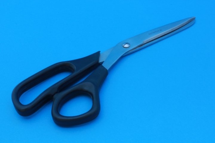 Präzisionsschere für Linkshänder, 200 mm lang, mit Komfortgriff