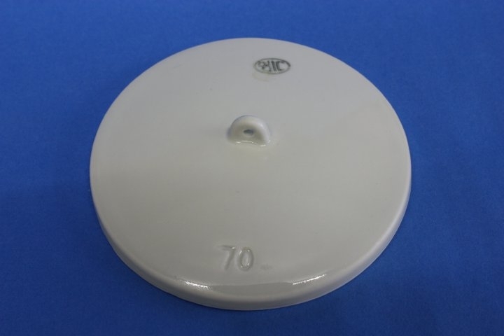 Deckel für Porzellantiegel, Ad. 70 mm