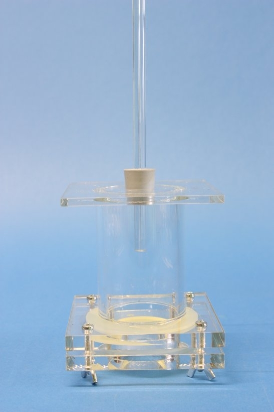 Einkammerosmometer aus Plexiglas®, zur Demonstration des osmotischen Druckes