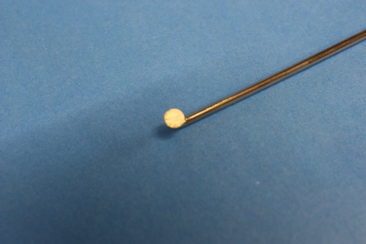 Stahlnadel mit Flachkopf